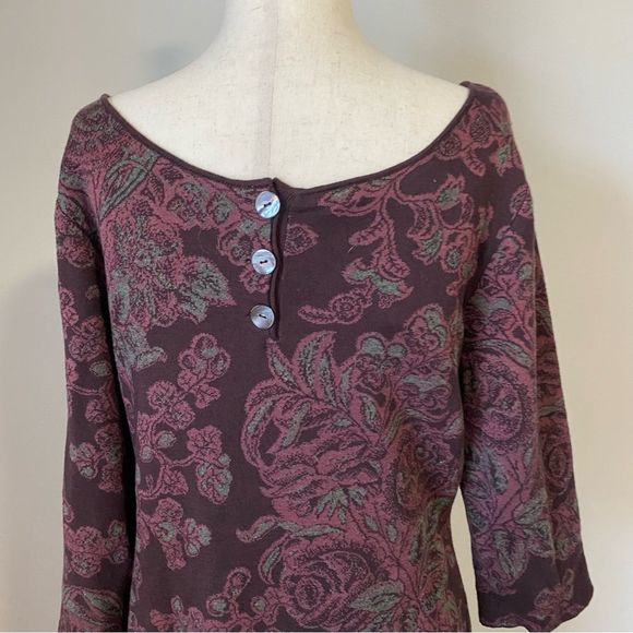 Peruvian Connection Autumn Foliage Sweater Dress Large - Picture 8 of 8